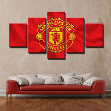 Load image into Gallery viewer, Manchester United Flag Look Wall Canvas 1