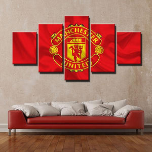 Manchester United Flag Look Wall Canvas 1