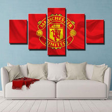 Load image into Gallery viewer, Manchester United Flag Look Wall Canvas 1
