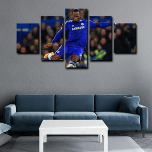 Didier Drogba Chelsea Wall Canvas 2