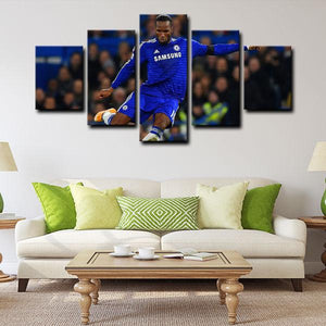 Didier Drogba Chelsea Wall Canvas 2