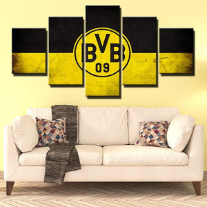 Borussia Dortmund Yellow And Black Wall Canvas