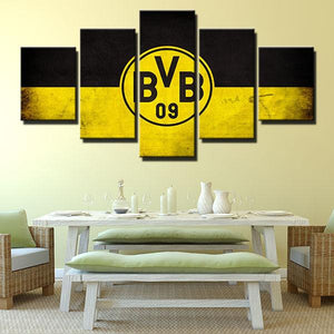 Borussia Dortmund Yellow And Black Wall Canvas