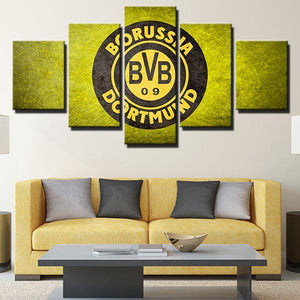 Borussia Dortmund Emblem Wall Canvas 3