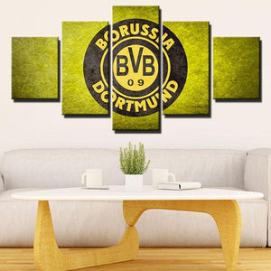 Borussia Dortmund Emblem Wall Canvas 3