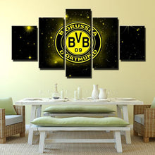 Load image into Gallery viewer, Borussia Dortmund Emblem Star Wall Canvas