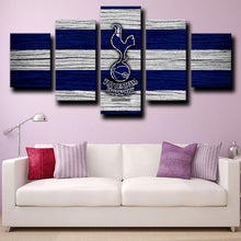 Load image into Gallery viewer, Tottenham Hotspur Wooden Look Wall Canvas