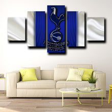 Load image into Gallery viewer, Tottenham Hotspur Fabric Flag Wall Art Canvas