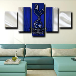 Tottenham Hotspur Fabric Flag Wall Art Canvas