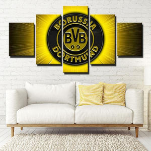 Borussia Dortmund Emblem Wall Canvas 1