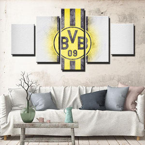 Borussia Dortmund Drawing Sketch Wall Art Canvas