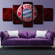 Load image into Gallery viewer, Bayern Munich Emblem Wall Canvas 2