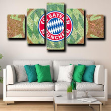 Load image into Gallery viewer, Bayern Munich Grass Emblem Wall Canvas
