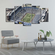 Load image into Gallery viewer, Michigan Wolverines Football Stadium Canvas 5