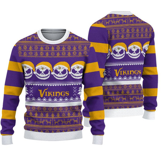 Minnesota Vikings Pumpkin Christmas Sweatshirt