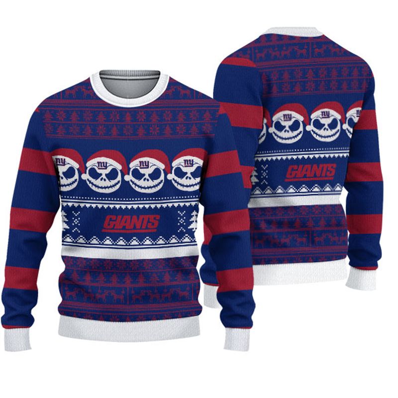 New York Giants Pumpkin Christmas Sweatshirt