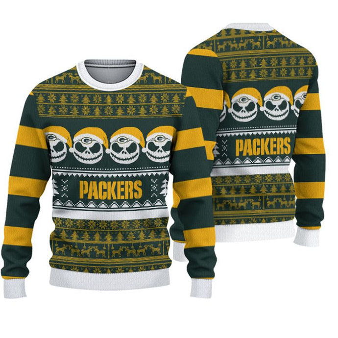 Green Bay Packers Pumpkin Christmas Sweatshirt