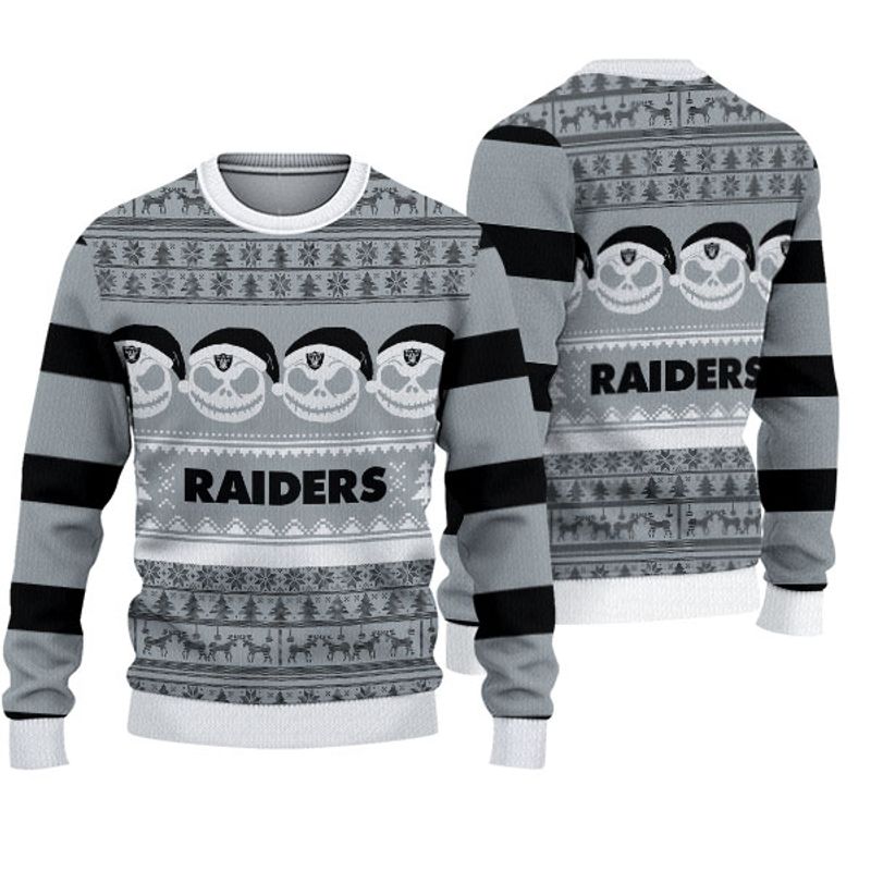 Las Vegas Raiders Pumpkin Christmas Sweatshirt