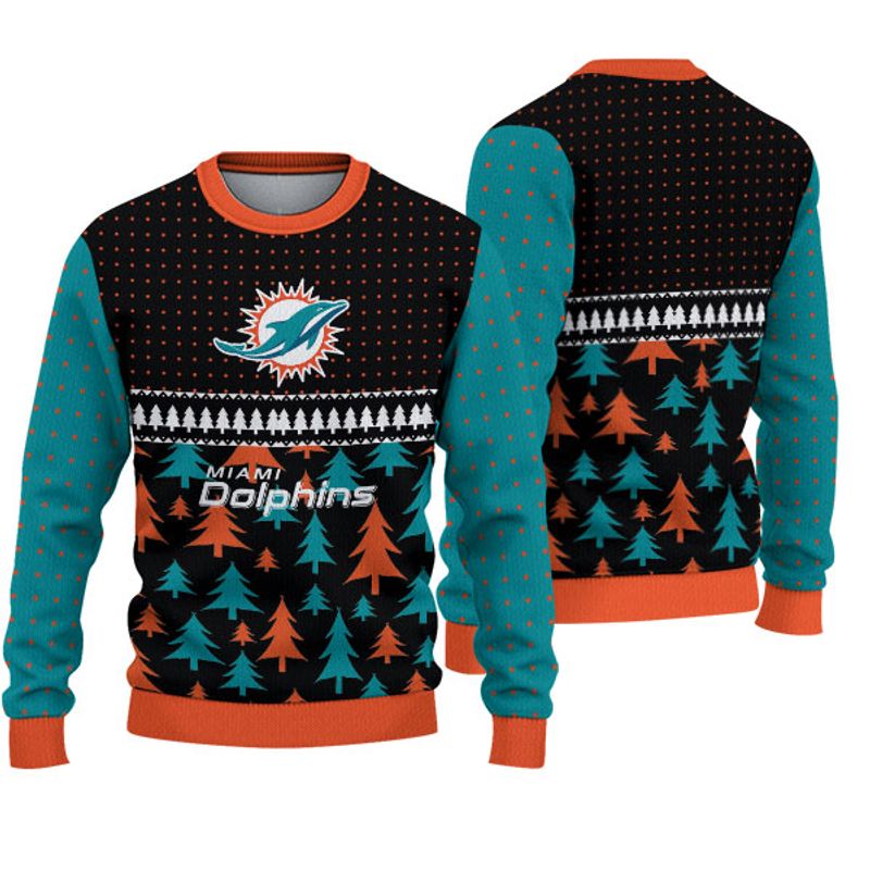 Miami Dolphins Cool Christmas Sweatshirt