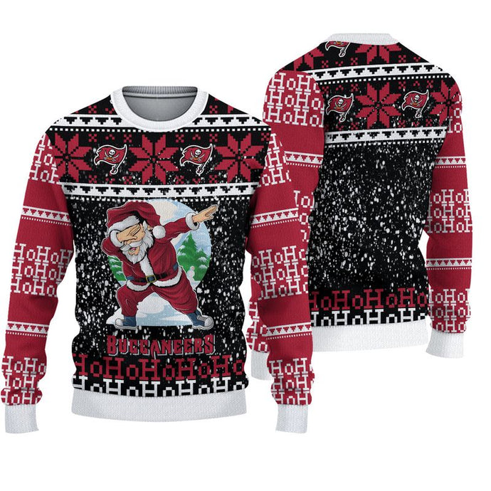 Tampa Bay Buccaneers Dabbing Santa Christmas Sweatshirt