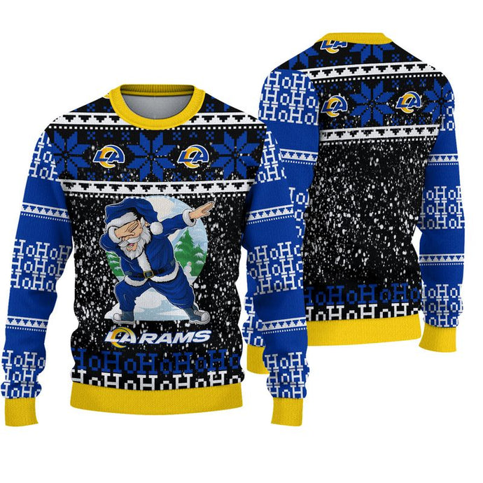 Los Angeles Rams Dabbing Santa Christmas Sweatshirt