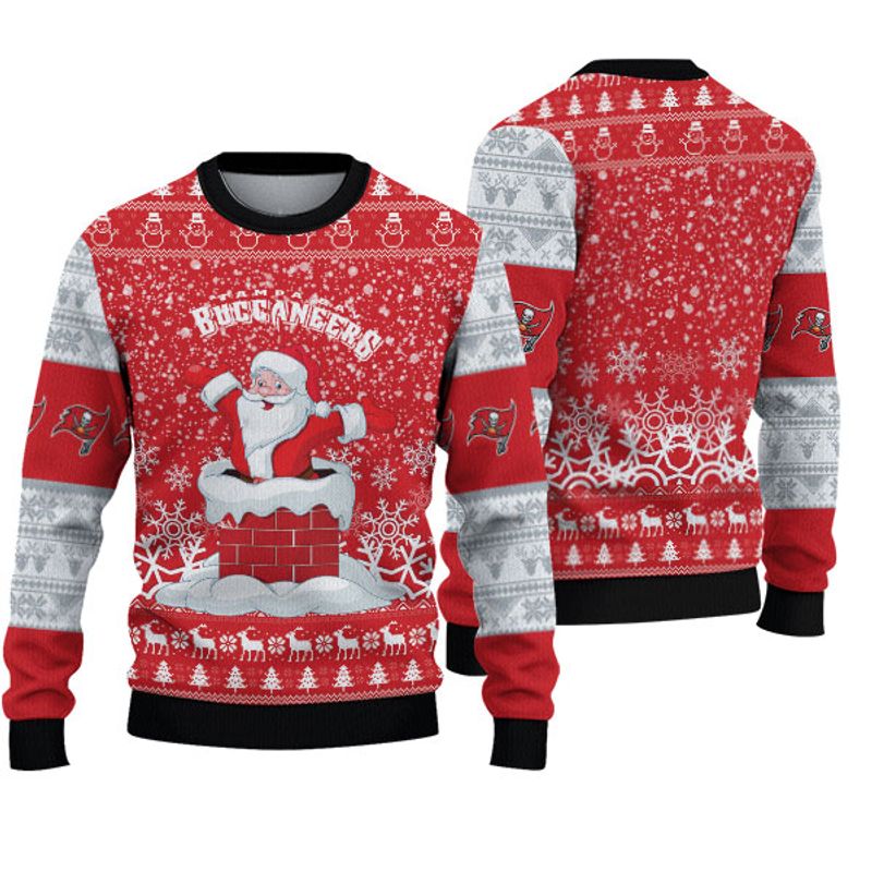 Tampa Bay Buccaneers Santa Christmas Sweatshirt