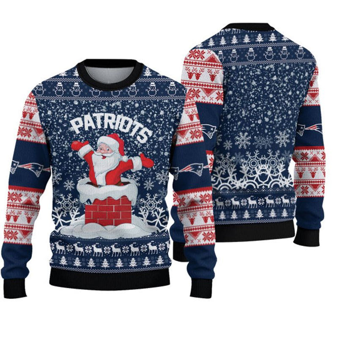 New England Patriots Santa Christmas Sweatshirt