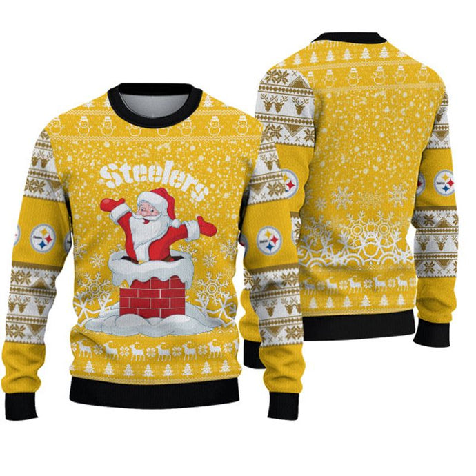 Pittsburgh Steelers Santa Christmas Sweatshirt
