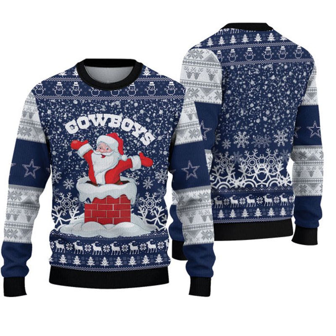 Dallas Cowboys Santa Christmas Sweatshirt