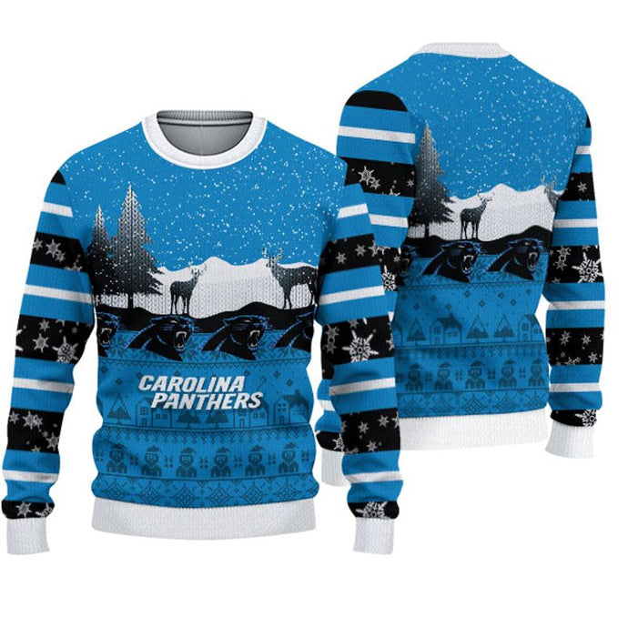 Carolina Panthers Casual Christmas Sweatshirt