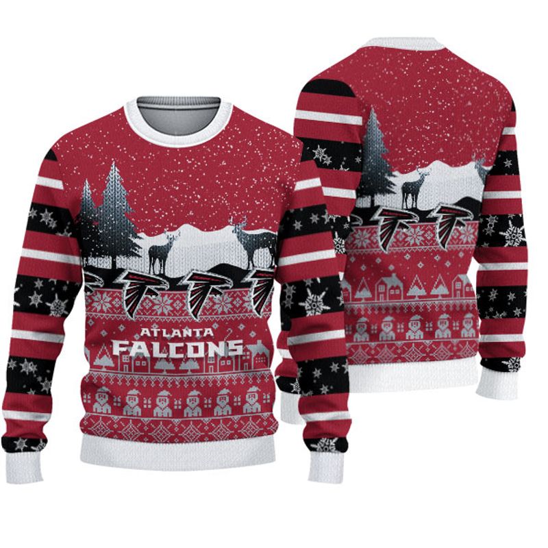 Atlanta Falcons Casual Christmas Sweatshirt