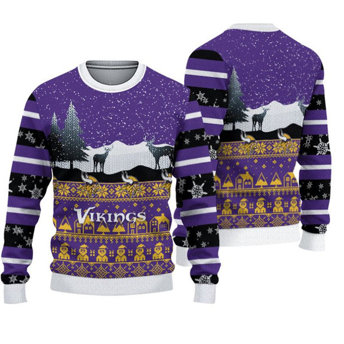 Minnesota Vikings Casual Christmas Sweatshirt