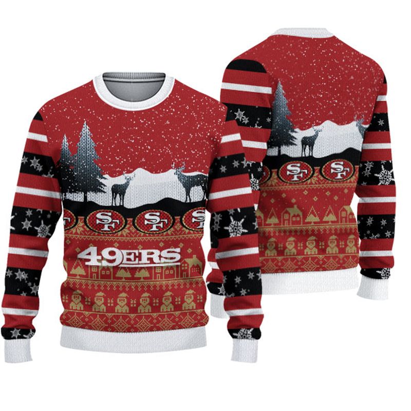 San Francisco 49ers Casual Christmas Sweatshirt