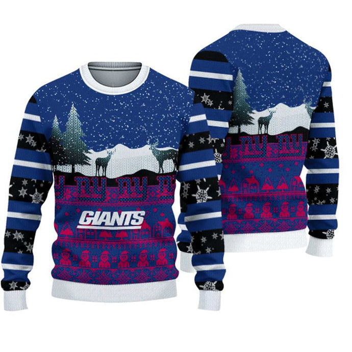 New York Giants Casual Christmas Sweatshirt