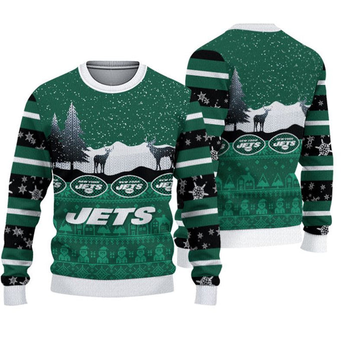 New York Jets Casual Christmas Sweatshirt