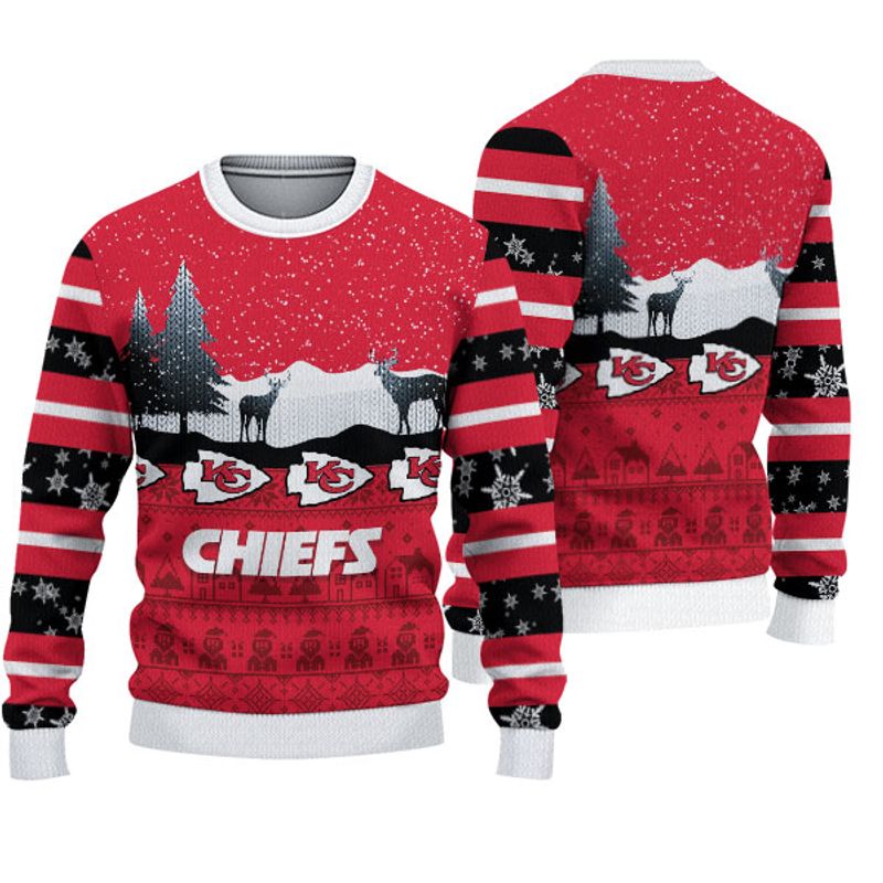 Kansas City Chiefs Casual Christmas Sweatshirt