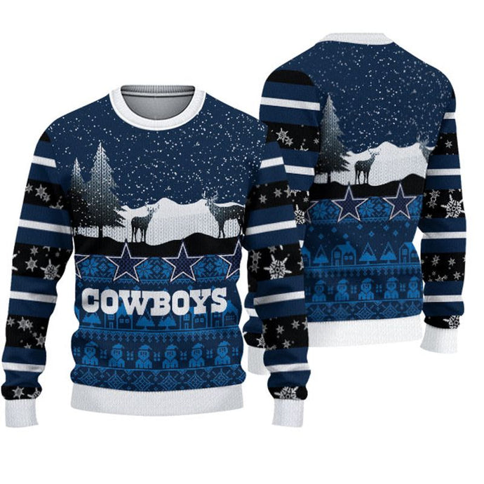 Dallas Cowboys Casual Christmas Sweatshirt