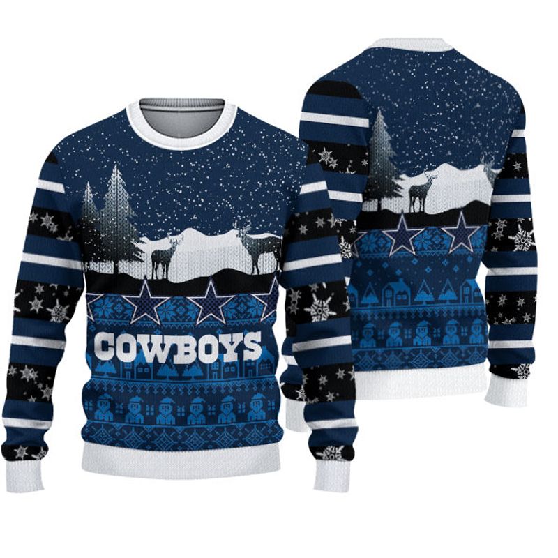 Dallas Cowboys Casual Christmas Sweatshirt