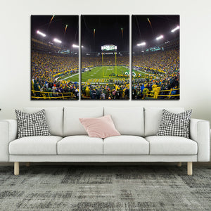 Green Bay Packers Stadium Wall Canvas 2