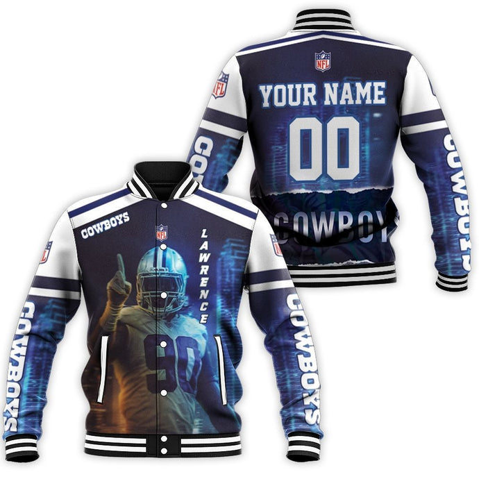 Dallas Cowboys Demarcus Lawrence Letterman Jacket