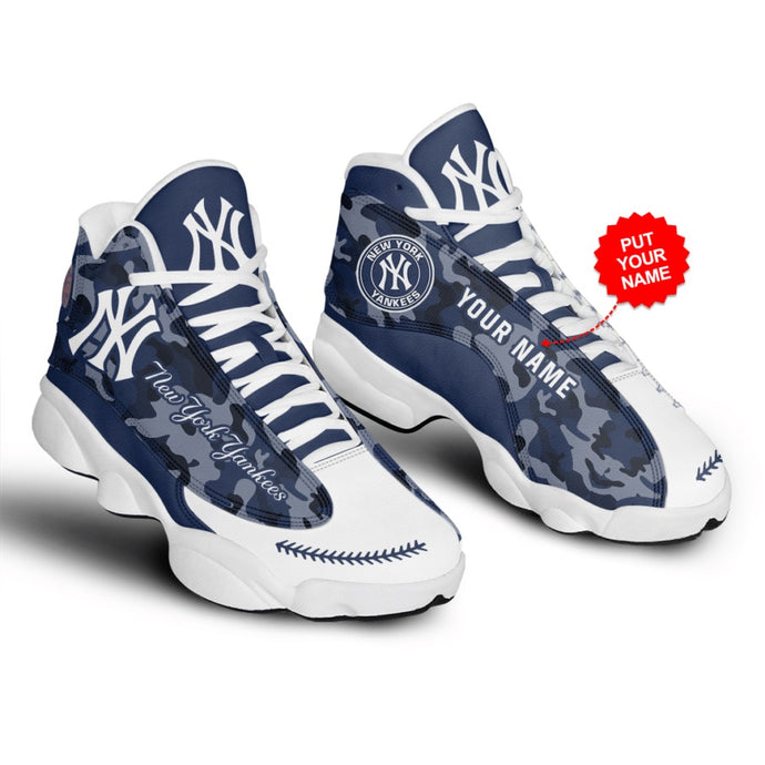 New York Yankees Camouflage Air Jordon Sneaker Shoes