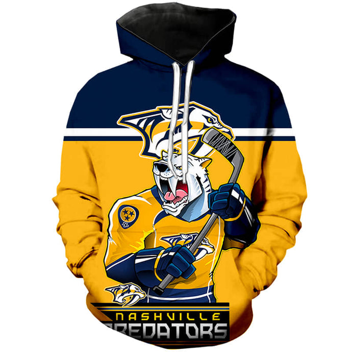 Nashville Predators Hoodie 3D Stunning Mickey Gift - Personalized Gifts:  Family, Sports, Occasions, Trending