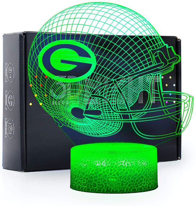 Green Bay Packers 3D Illusion LED Lamp 1