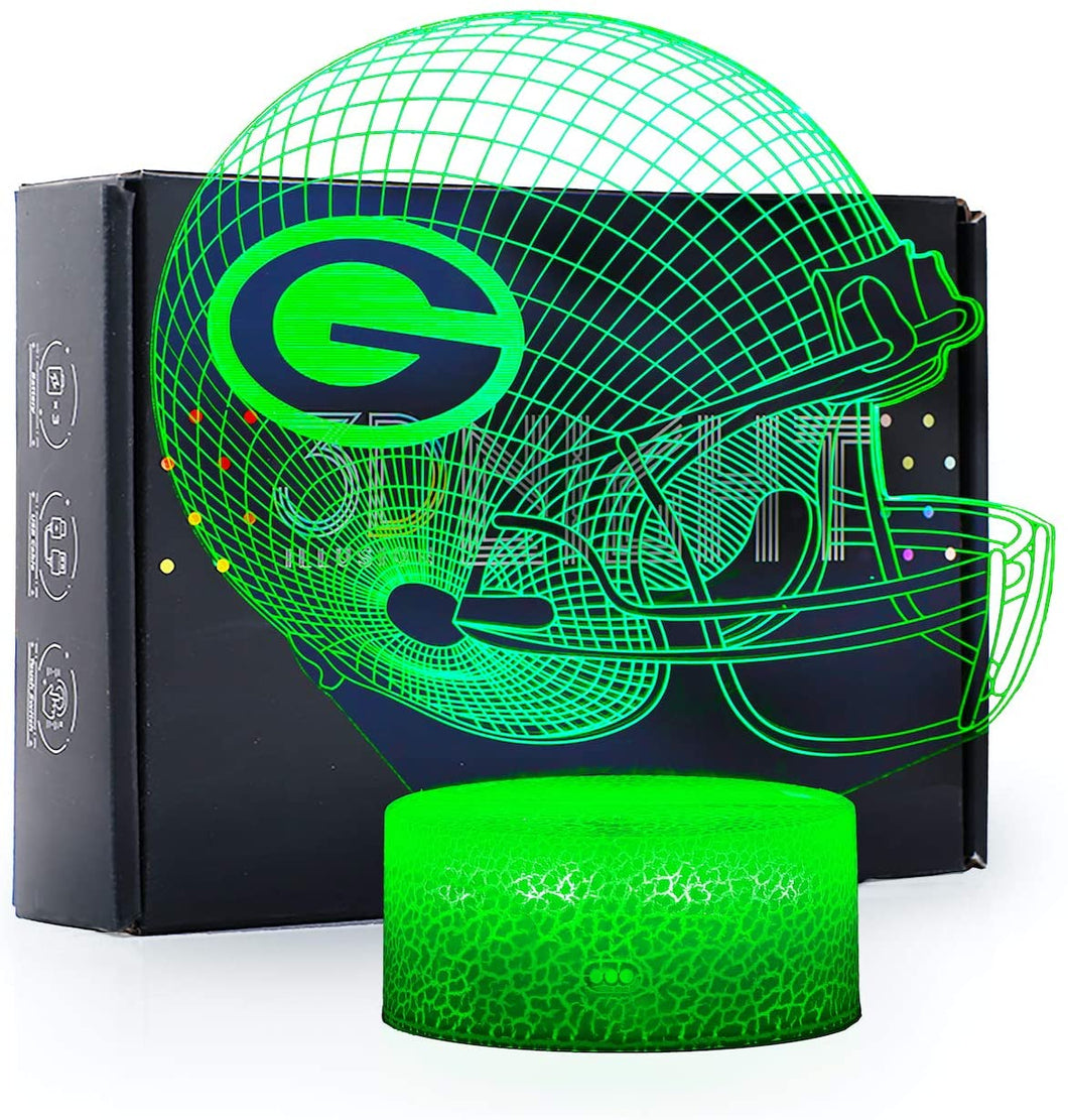 Green Bay Packers 3D Illusion LED Lamp 1