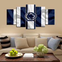 Load image into Gallery viewer, Penn State Nittany Lions Football Fabric Flag 5 Pieces Painting Canvas