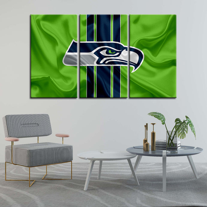 Seattle Seahawks Fabric Flag Wall Canvas 2
