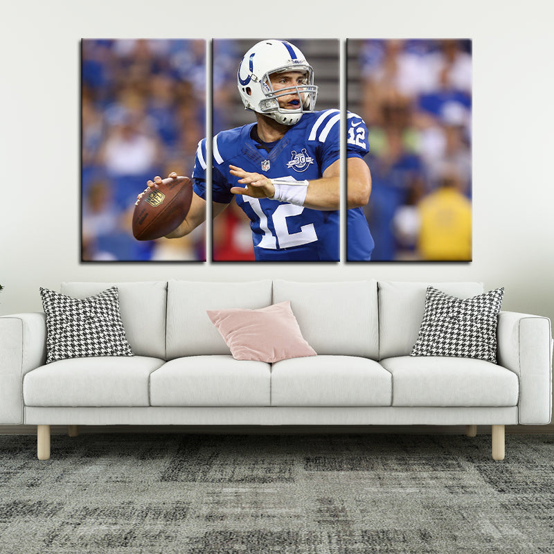 Andrew Luck Indianapolis Colts Wall Canvas 2