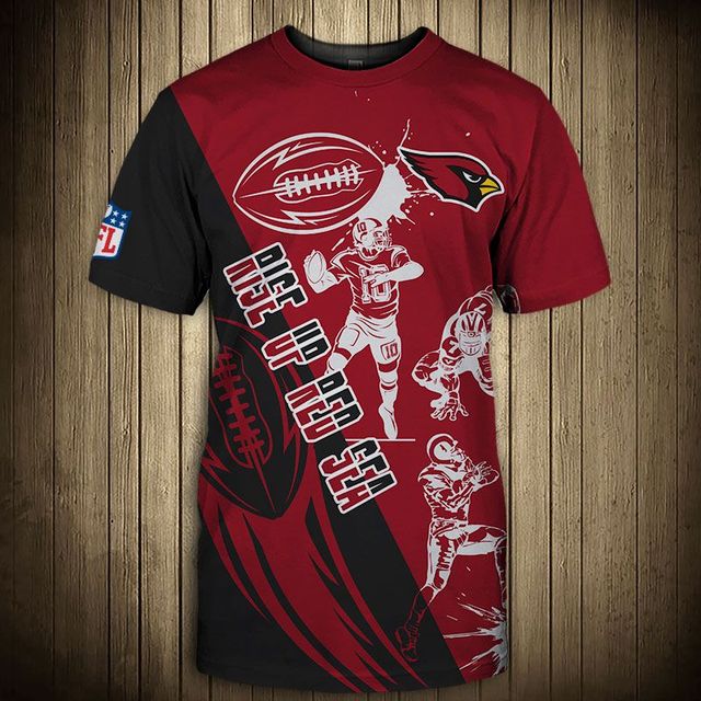 Arizona Cardinals Casual 3D T-Shirt