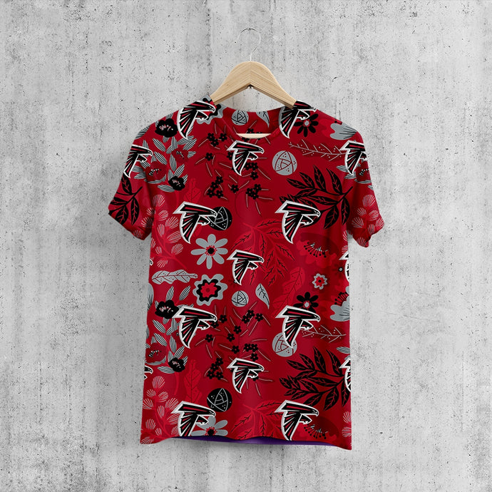 Atlanta Falcons Aloha Hawaiian T-Shirt