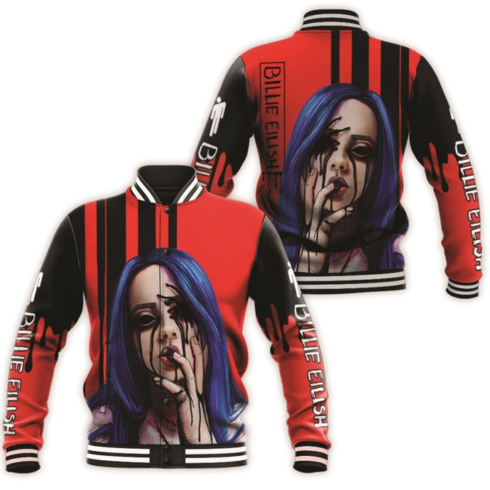 Billie Eilish Halloween Letterman Jacket